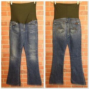 7 for all Mankind 7FAM Womens Maternity Jeans size 29 Flare